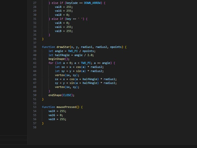 p5.js Tutorial Experimentation